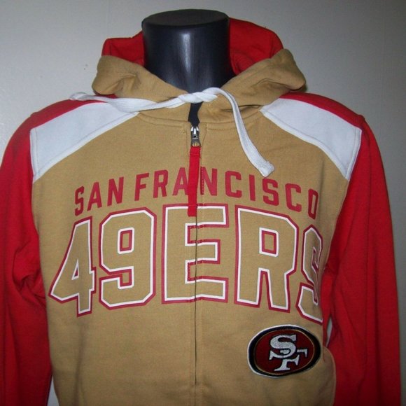 SAN FRANCISCO NFL 49ERS Full Zip Hoody by G-III Medium Large